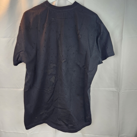 Givenchy black logo Distressed tshirt size L in EUC - Picture 10 of 11